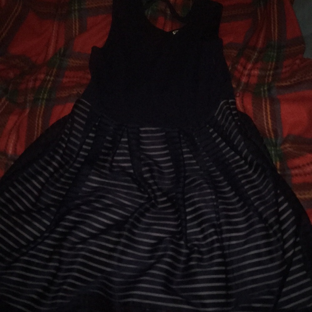 Kids dress. Navy blue and lavender size 16